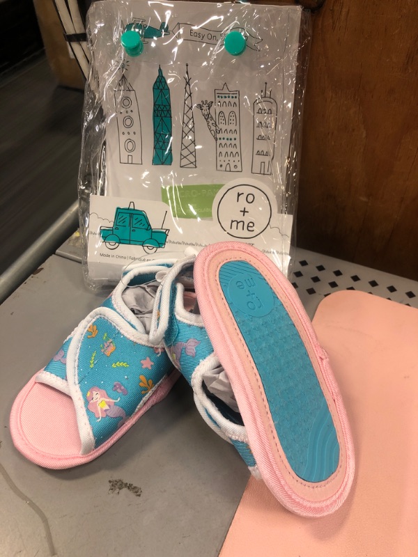 Photo 2 of Baby Girls' Ro+Me by Robeez Mermaid Sandals - 12-18M, Turquoise