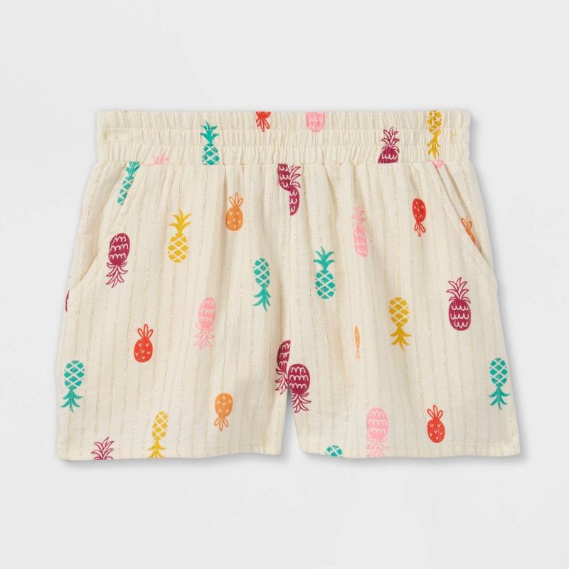 Photo 1 of Girls' Fora Pu-on Shorts - Cat & Jack™ SIZE LARGE 10/12
