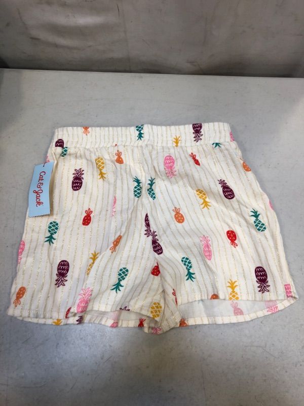 Photo 2 of Girls' Fora Pu-on Shorts - Cat & Jack™ SIZE MEDIUM 7/8
