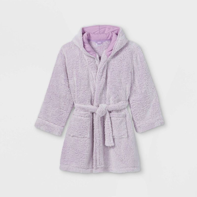 Photo 1 of Girls' Faux-Fur Robe - Art Class™ SIZE M 7/8
