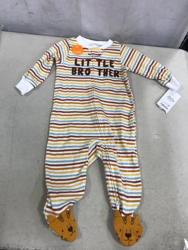 Photo 2 of Baby Boys' Little Brother' Footed Pajama - Just One You® Made by Carter's 6M