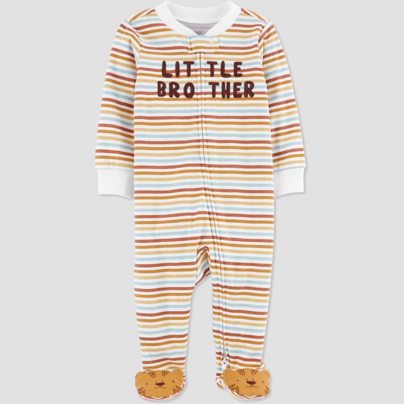Photo 1 of Baby Boys' Little Brother' Footed Pajama - Just One You® Made by Carter's 6M