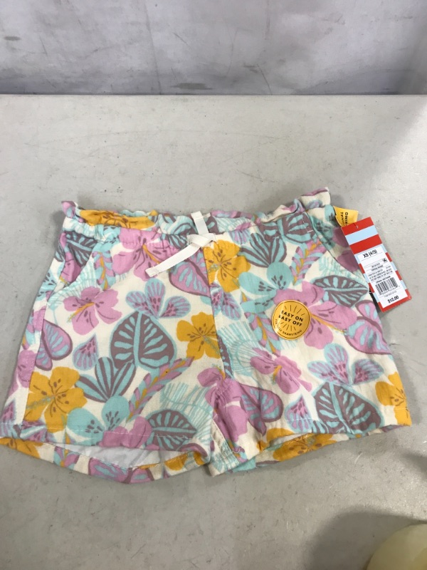 Photo 1 of Girls' Woven Gauze Shorts - Cat & Jack --Size XS (4/5)