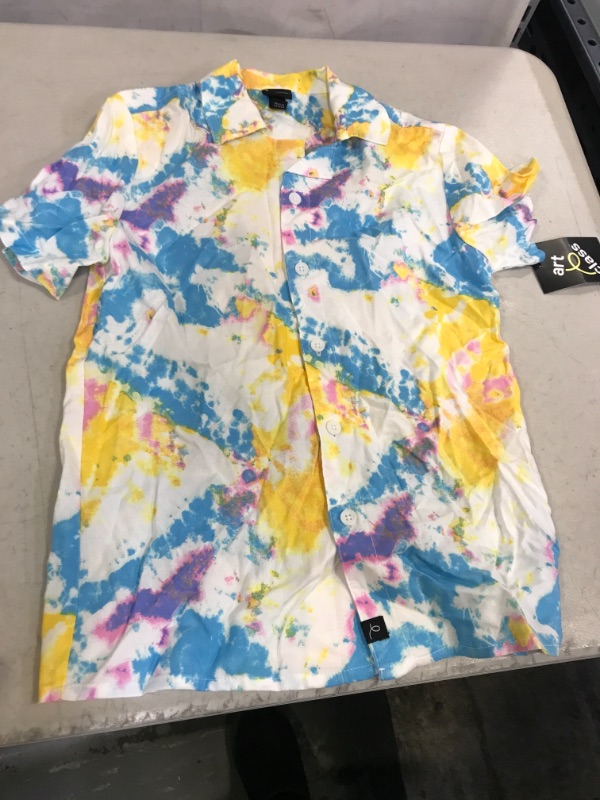 Photo 1 of Boy' Hort Leeve Button-Down Hirt - Art Cla -- Size S (6/7)