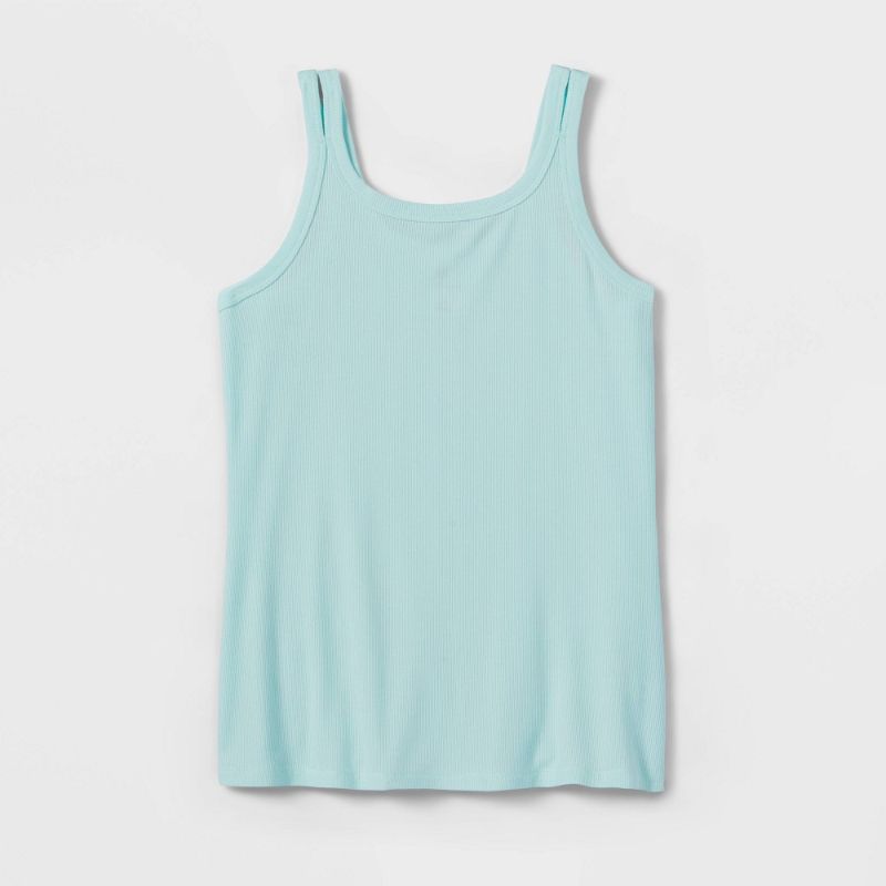 Photo 1 of Girls' Soft Ribbed Tank Top - All in Motion - Size XS (4/5)