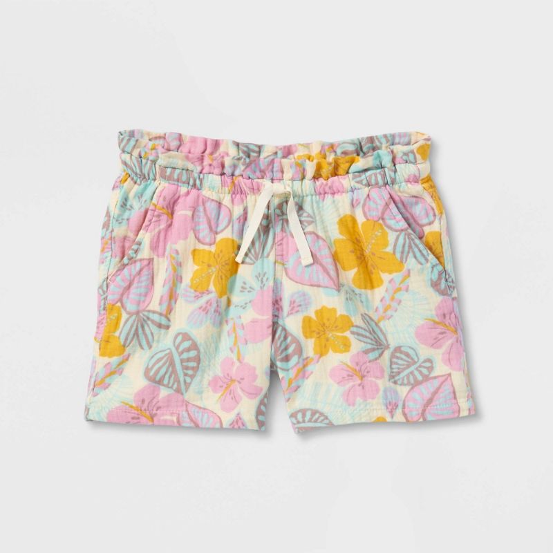 Photo 1 of Girls' Woven Gauze Shorts - Cat & Jack-- Size L (10/12)