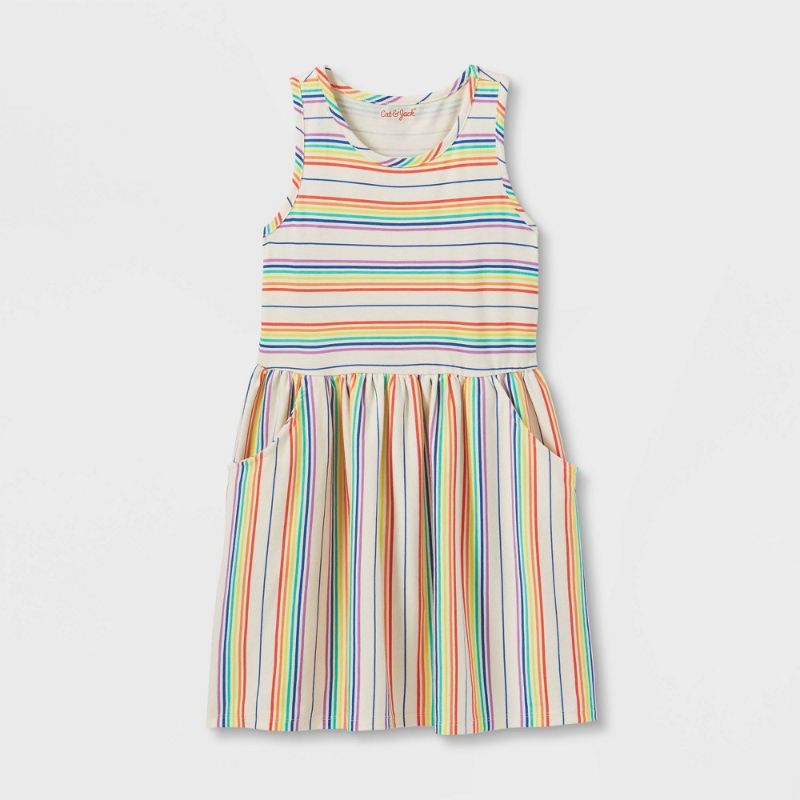 Photo 1 of Girls' Printed Sleeveless Knit Dress - Cat & Jac-- Size XL (14/16)