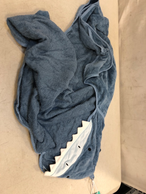 Photo 2 of 25"x50" Shark Hooded Towel - Pillowfort™