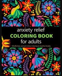 Photo 1 of Anxiety Relief Adult Coloring Book: Over 100 Pages of Mindfulness and anti-stress Coloring To Soothe Anxiety featuring Beautiful and Magical Scenes, Relaxing Designs with Paisley patterns | Adult Coloring Book 
2 pack 