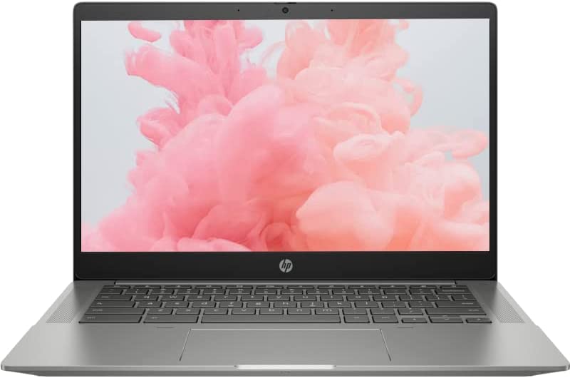Photo 1 of 2022 HP Flagship Chromebook, 14" IPS Full HD(1920x1080) Screen with Anti-Glare, AMD Dual-Core Processor Up to 3.5 GHz, 4GB DDR4 Ram, 128GB SSD, Webcam, Chrome OS, Ash Gray (Renewed)
