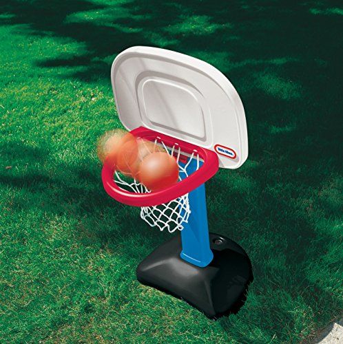 Photo 1 of Little Tikes Easy Score Basketball Set, Blue , with 1 ball (MISSING THE OTHER 2 BALLS)