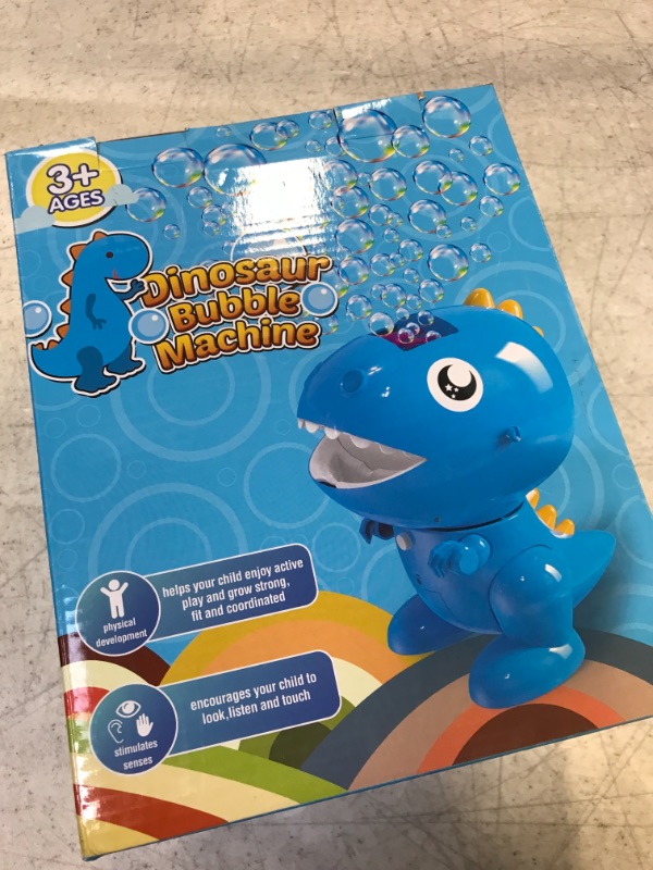 Photo 1 of DINOSAUR BUBBLE MACHINE KIDS TOY 