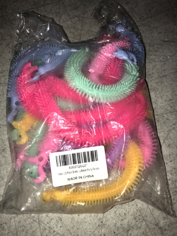 Photo 1 of 20 Pack Stretchy String Fidget Toys,Sensory Fidget Stretch Toys,Sensory Noodle Strings for Kids Adults Stress Relief,Party Favors