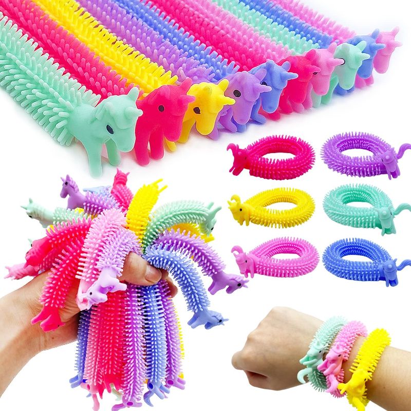 Photo 1 of 20 Pack Stretchy String Fidget Toys,Sensory Fidget Stretch Toys,Sensory Noodle Strings for Kids Adults Stress Relief,Party Favors