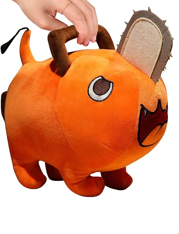 Photo 1 of Chainsaw Man Pochita Plush Toys, Japanese Cartoon Chainsaw Man Plush Dolls, Chainsaw Man Anime Plush Cute Stuffed Dog Figure Toys for Kids Boys Girls Festival Birthday