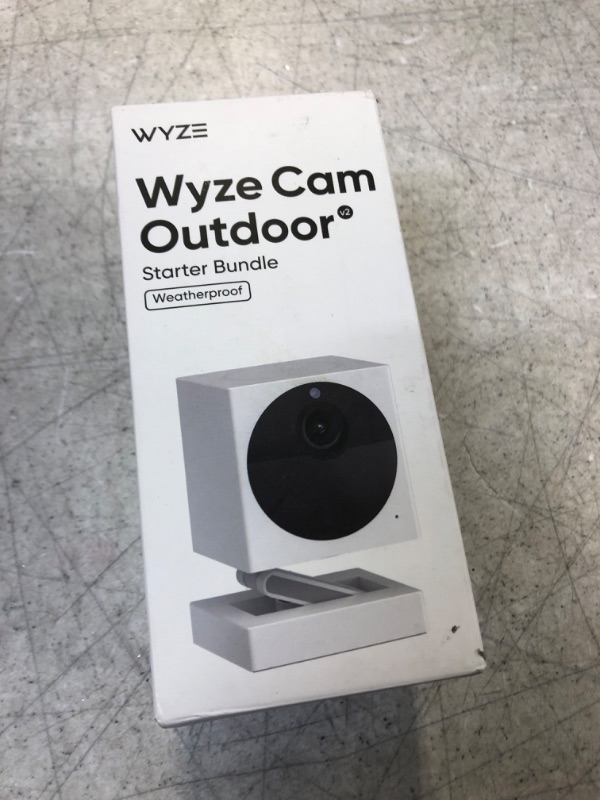 Photo 3 of Wyze Cam Outdoor Starter Bundle v2 (Includes Base Station and 1 Cam), 1080p HD Indoor/Outdoor Wireless Smart Home Camera with Color Night Vision, 2-Way Audio, Works with Alexa & Google - 1 Camera Kit