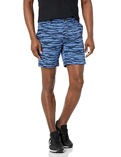 Photo 1 of Goodthreads Men's Slim-Fit 7" Flat-Front Comfort Stretch Chino Short, Camo/Stripe, 32