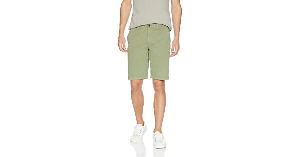 Photo 1 of Goodthreads Men's 11" Inseam Flat-Front Stretch Chino Shorts, -fatigue, SIZE 34