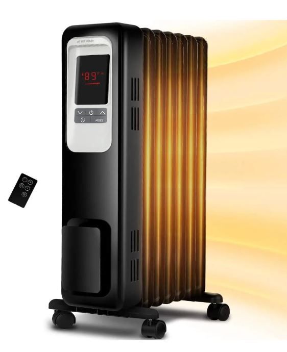 Photo 1 of Aireplus Space Heater, Aireplus 1500W Oil Filled Radiator Electric Heater, Indoor, Timer
OPEN BOX ITEM 