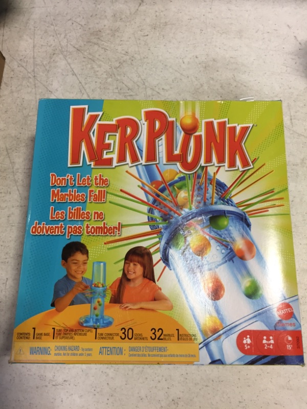 Photo 2 of Kerplunk Classic Kids Game with Marbles, Sticks and Game Unit, Easy-to-Learn, Makes a Great Gift for 5 Year Olds and Up (PACKAGING IS DAMAGED BUT ITEM IS STILL NEW)
