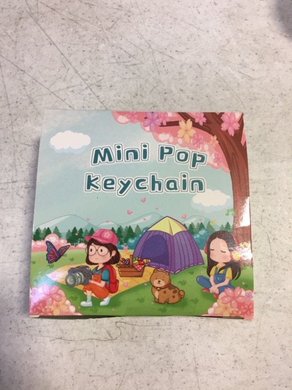 Photo 3 of 39 Pcs Mini Pop Keychain Fidget Toys Stress Relief Hand Toys, Mini Pop Push It Fidget Toy Keychain for Kids Adults, Valentines Day Party Favors Mini Pop Push It Bubble Fidget Sensory Toys
