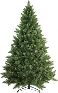 Photo 1 of 6 Ft Premium Christmas Tree with 1200 Tips for Fullness - Artificial Canadian Fir Full Bodied Christmas Tree with Metal Stand, Lightweight and Easy to Assemble
