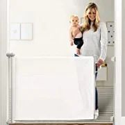 Photo 1 of Momcozy Retractable Baby Gate, 41" Tall, Extends up to 71" Wide, Child Safety Baby Gates for Stairs, Doorways, Hallways, Indoor, Outdoor
