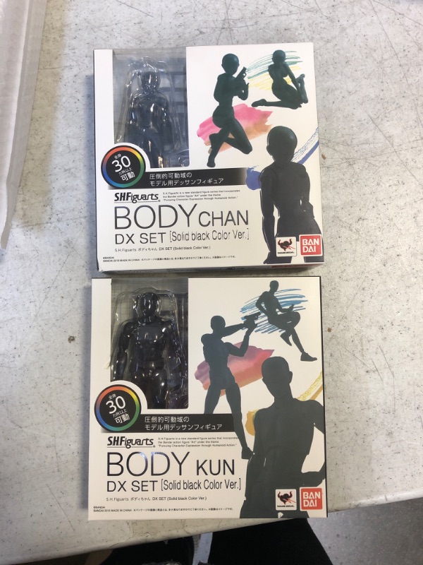 Photo 2 of AHOHOS Action Figure Drawing Models, Human Mannequin Body Kun Doll Body-Chan Male/Female Action Figure DX Set, Suitable for Sketching, Painting, Drawing Mannequin Figure Models for Artist, Black
2 PACK