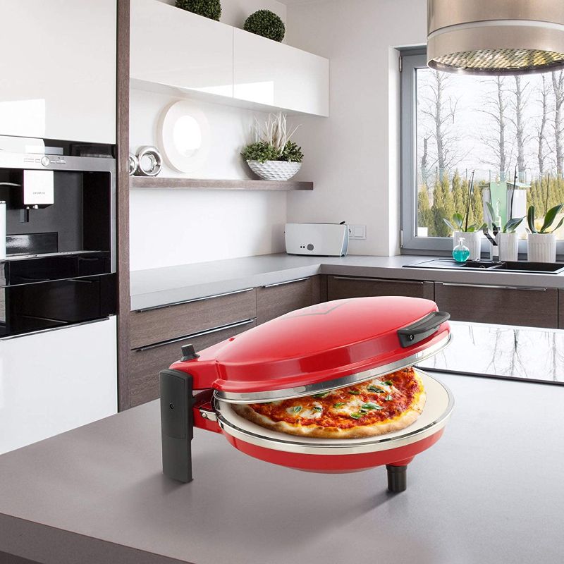 Photo 1 of Chef Di Cucina Pizza Maker - Perfect Base with Ceramic Stone, Easy Clean with Paddle ( USED ITEM )
