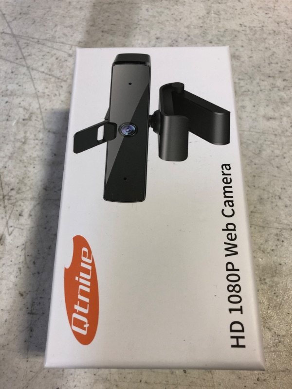 Photo 2 of Qtniue Webcam with Microphone and Privacy Cover, FHD Webcam 1080p, Desktop or Laptop and Smart TV USB Camera for Video Calling, Stereo Streaming and Online Classes 30FPS