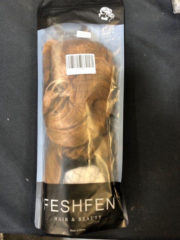 Photo 1 of FESHFEN Ponytail Hair Extensions Body Wave Clip in Synthetic Ponytails 24 inch Long Hair Pieces Drawstring Pony Tails Hairpieces for Women Girls

