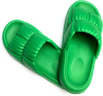 Photo 1 of Daiyibu Women's Lightweight Slide Sandals, EVA Beach Sandals, Comfort Slides, Shower Slippers, SIZE 9-10
