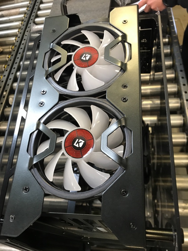 Photo 1 of KEDIERS PC Case - ATX Tower Tempered Glass Gaming Computer Open Frame Case with 7 RGB Fans,C570