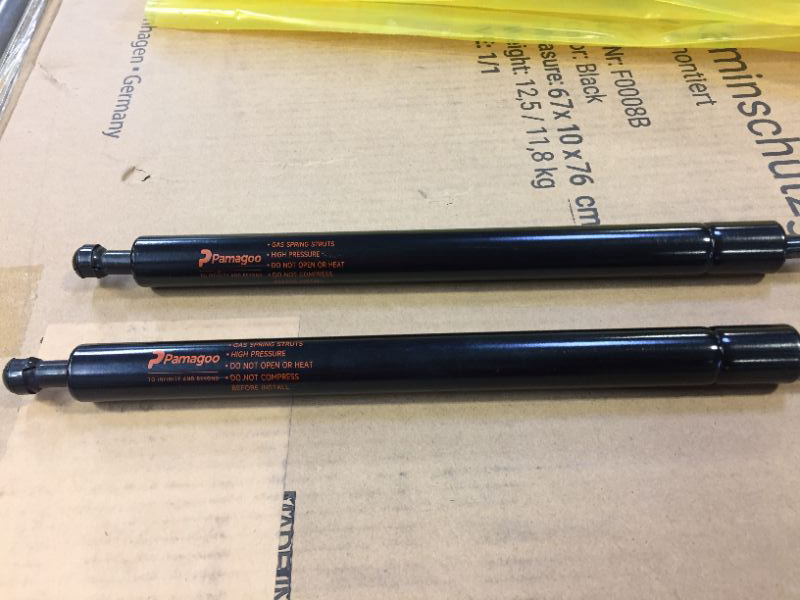 Photo 2 of PAMAGOO 20 inch Gas Strut 200 lb 889 N Per Prop, Gas Spring Shock Lift for Heavy Duty Bed Window Floor Hatch Door Trap Door Tonneau Cover(2 Pack Fit 185-215 lbs Weights) 200 lbs