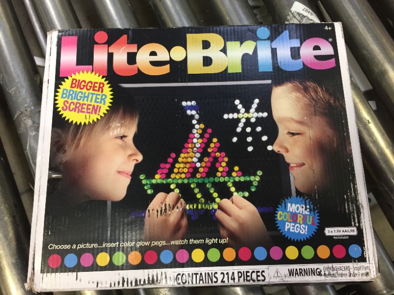 Photo 3 of Lite-Brite Ultimate Classic Retro and Vintage Toy, Gift for Girls and Boys, Ages 4+