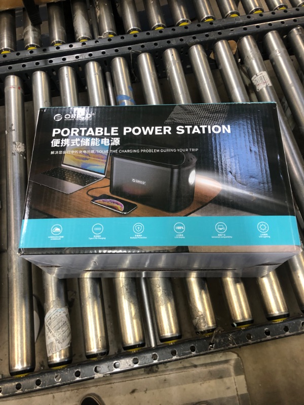 Photo 1 of ORICO 300W Portable Power Station, Aluminum 461Wh/124800mAh Solar Generator Pure Sine Wave Lithium Battery Pack with PD 60W /1AC/3USB/2DC/Car Charger Ports for Outdoors Camping Travel Emergency