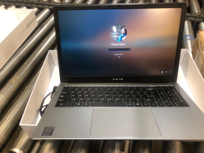 Photo 2 of SGIN Laptop 15.6 Inch Laptops 4GB RAM 128GB ROM SSD Windows 11 Laptops with Intel UHD Graphics 600, 2.8Ghz Intel Celeron N4020C, Mini HDMI, WiFi, Webcam, USB3.0, Bluetooth 4.2 4GB RAM 128GB SSD