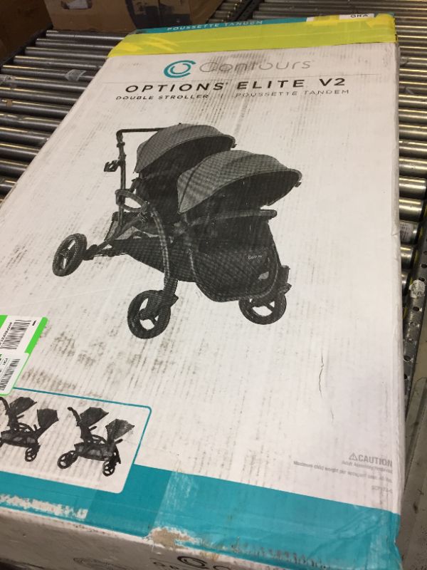 Photo 5 of Graco Ready2Grow LX 2.0 Double Stroller Features Bench Seat and Standing Platform Options, Clark "w/ Added Body Support Cushion" Clark