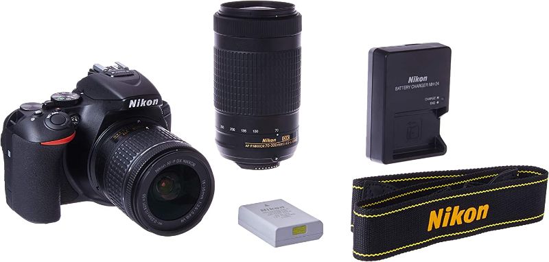 Photo 4 of Nikon D5600 DSLR with 18-55mm f/3.5-5.6G VR and 70-300mm f/4.5-6.3G ED