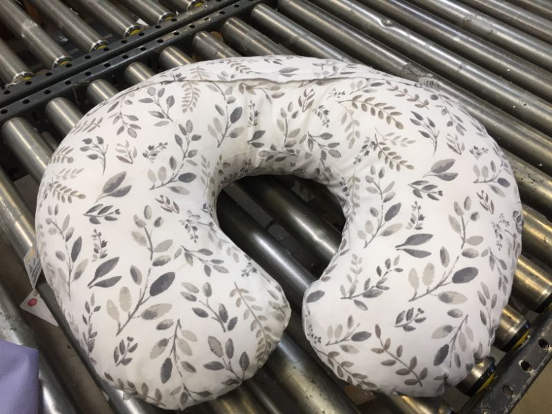 Photo 2 of Boppy Nursing Pillow and Positioner—Original | Gray Taupe Watercolor Leaves 