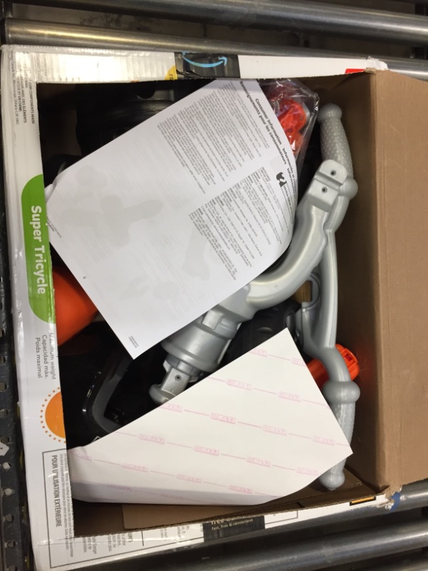 Photo 1 of Fisher-Price Harley-Davidson Tricycle with Handlebar Grips and Storage Area, Multi-Terrain Tires, Tough Trike [Amazon Exclusive]