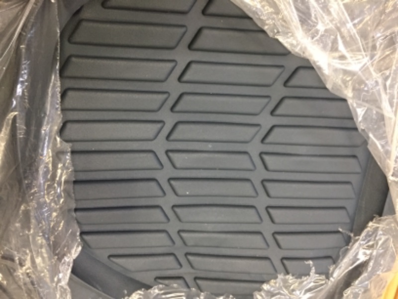 Photo 1 of Motor Trend 923-CB Cobalt Blue FlexTough Contour Liners-Deep Dish Heavy Duty Rubber Floor Mats for Car SUV Truck & Van-All Weather Protection Trim to Fit Most Vehicles Full Set Cobalt Blue -- Cut from Previous Use 