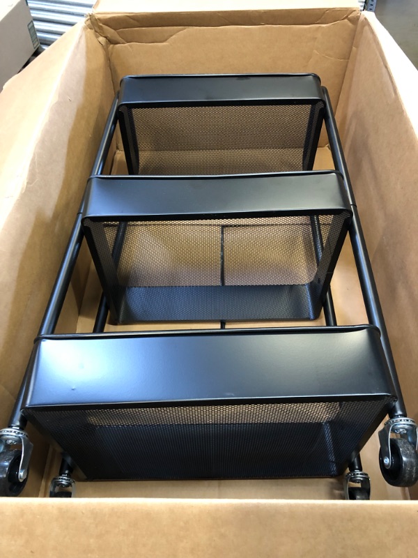 Photo 1 of 3 TIER ROLLING CART