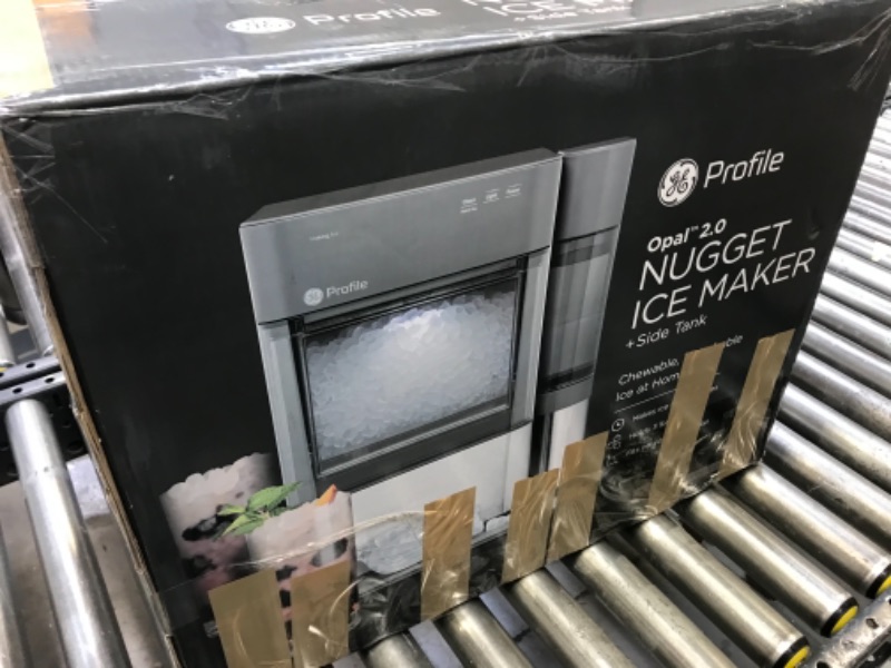 Photo 6 of GE Profile Opal 2.0 | Countertop Nugget Ice Maker with Side Tank | Ice Machine with WiFi Connectivity | Smart Home Kitchen Essentials | Stainless Steel
