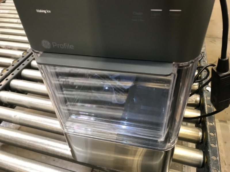 Photo 8 of GE Profile Opal 2.0 | Countertop Nugget Ice Maker with Side Tank | Ice Machine with WiFi Connectivity | Smart Home Kitchen Essentials | Stainless Steel
