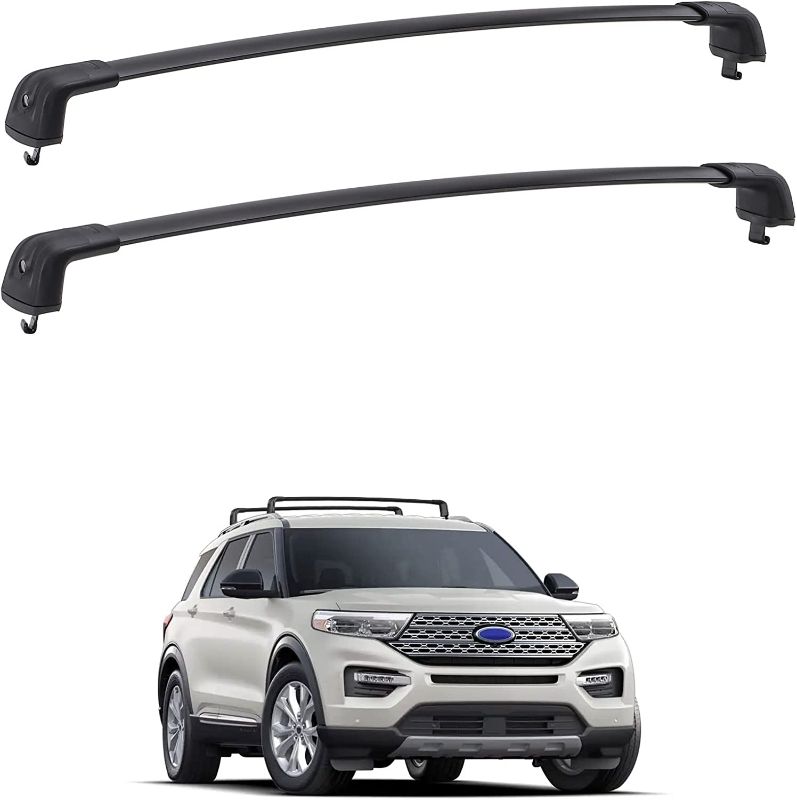 Photo 1 of 
Roof Rack Cross Bars for 2020 2021 2022 Explorer, Anti-Theft Aluminum Adjustable Crossbars Cargo Rooftop Luggage Kayak Bicycles Canoe Carrier