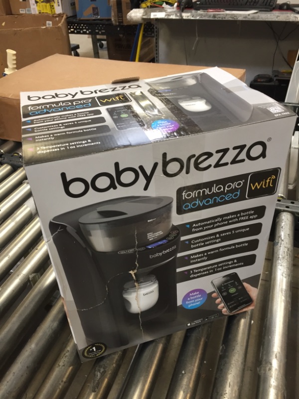 Photo 4 of Baby Brezza Formula Pro Mini Baby Formula Maker – Small Baby Formula Mixer Machine Fits Small Spaces and is Portable for Travel– Bottle Makers Makes The Perfect Bottle for Your Infant On The Go Advanced, WiFi