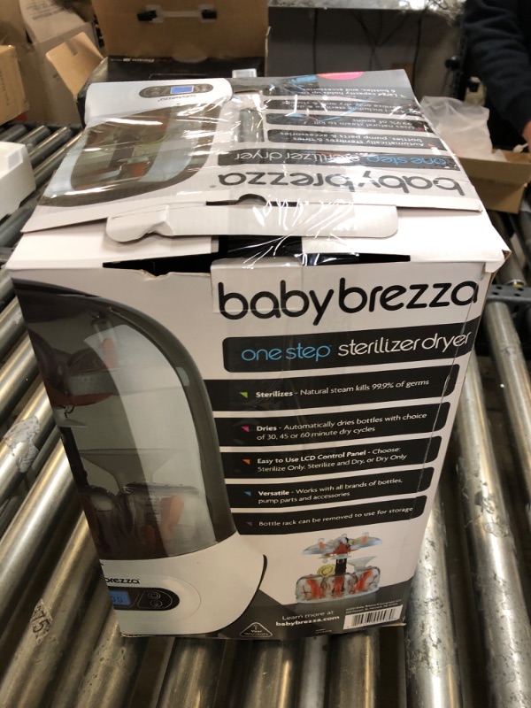 Photo 4 of Baby Brezza Baby Bottle Sterilizer and Dryer Machine – Electric Steam Sterilization - Universal Fit - Pacifiers, Glass, Plastic, and Newborn Feeding Bottles