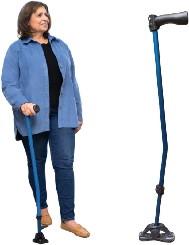 Photo 1 of Dynamo Swing Cane – Walking Cane for Men & Women, Lightweight, Heavy Duty, Articulating Tip, All-Terrain, Adjustable, Super Soft Ergonomic Grip,, for Seniors & Adults, Multi-Color
