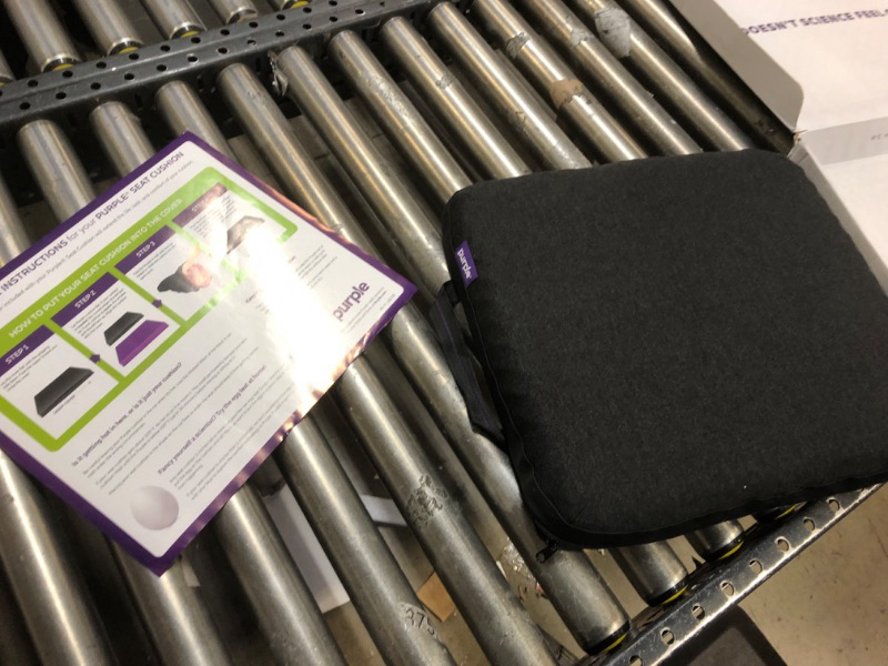 Photo 2 of Purple Royal Seat Cushion - Seat Cushion for The Car Or Office Chair - Temperature Neutral Grid